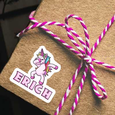 Erich Sticker Dabbing Unicorn Image