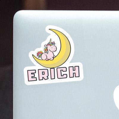 Sticker Moon Unicorn Erich Laptop Image