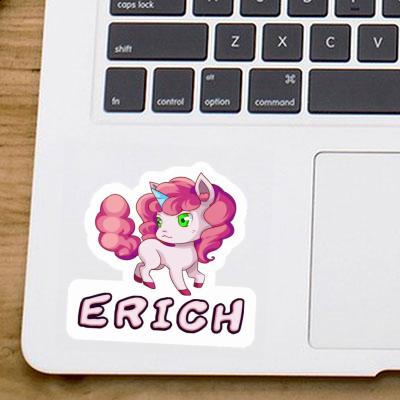 Aufkleber Einhorn Erich Laptop Image