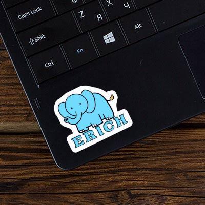 Sticker Erich Elefant Notebook Image