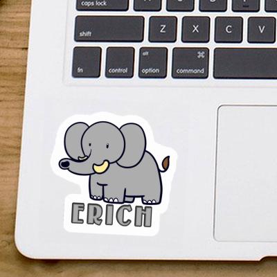 Sticker Elephant Erich Laptop Image