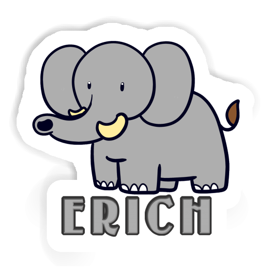 Erich Sticker Elefant Laptop Image