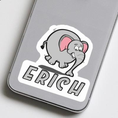 Jumping Elephant Sticker Erich Laptop Image