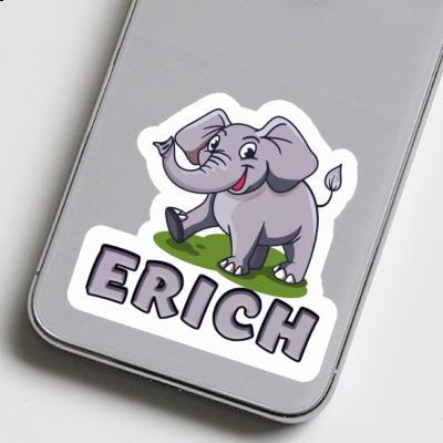 Elefant Aufkleber Erich Image