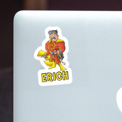 Erich Sticker Elektriker Laptop Image