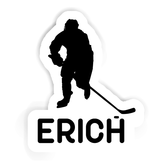 Joueur de hockey Autocollant Erich Image