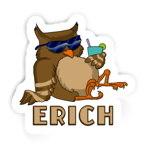 Erich Sticker Owl Image