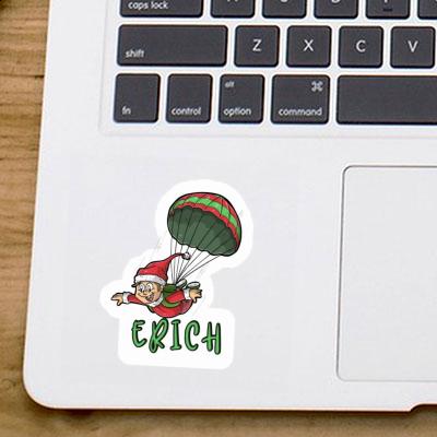 Erich Sticker Parachute Laptop Image