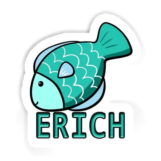 Sticker Fisch Erich Laptop Image