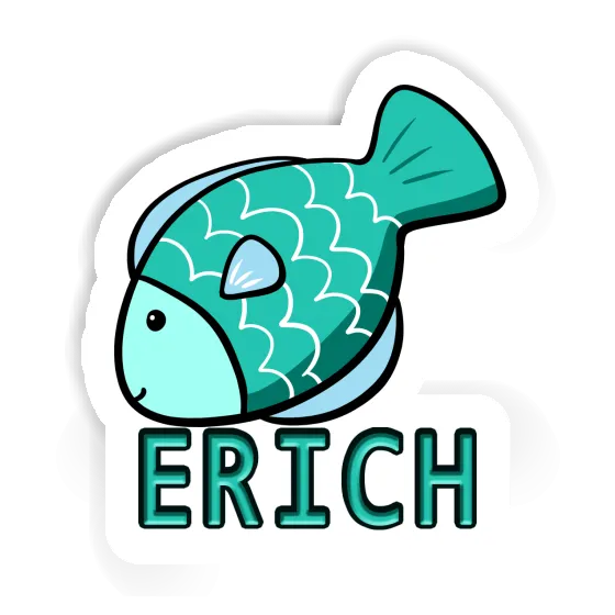 Sticker Fisch Erich Notebook Image