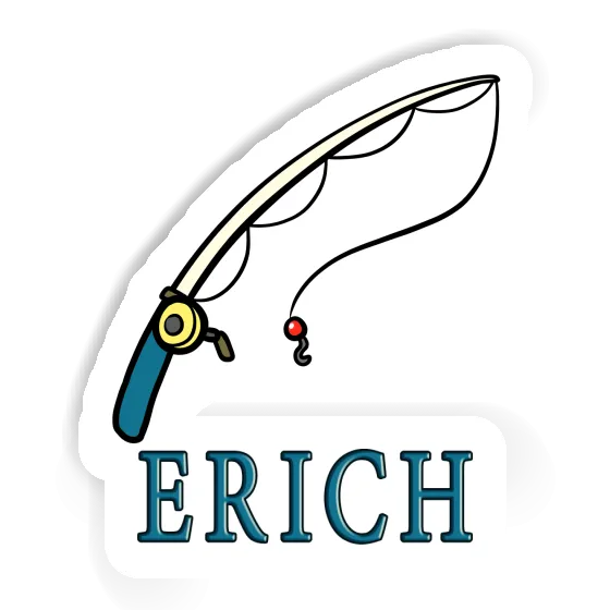 Erich Sticker Fishing Rod Notebook Image