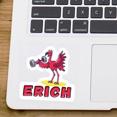 Sticker Erich Weight Lifter Laptop Image
