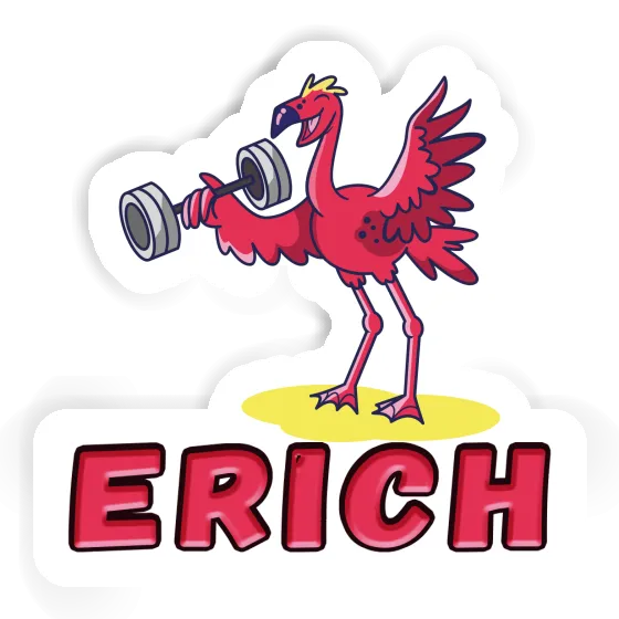 Sticker Erich Weight Lifter Laptop Image