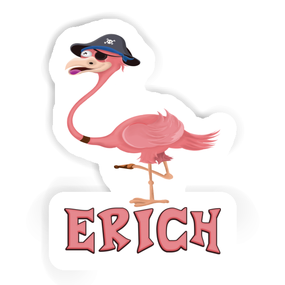Sticker Flamingo Erich Laptop Image