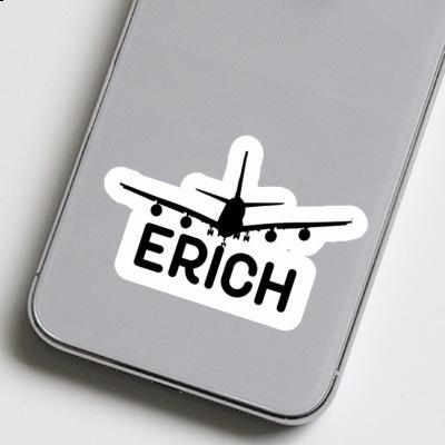 Aufkleber Erich Flugzeug Image
