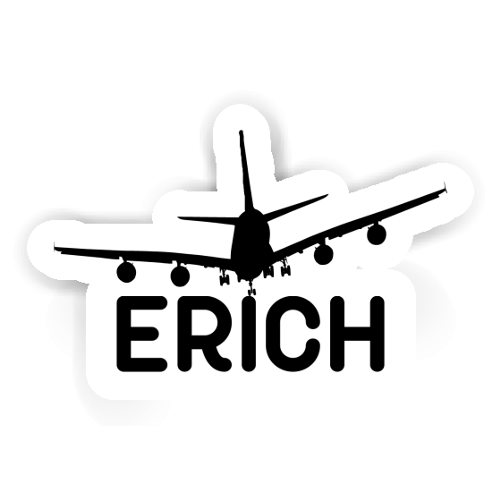 Autocollant Erich Avion Laptop Image