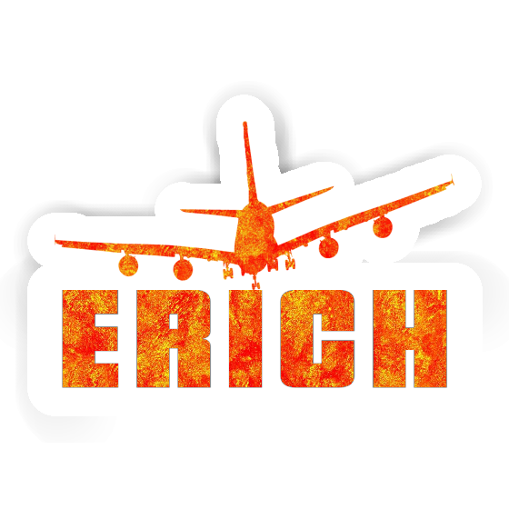 Avion Autocollant Erich Notebook Image