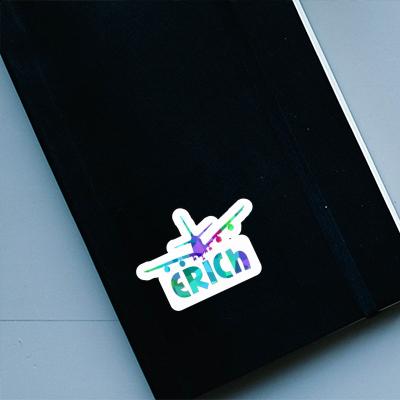 Sticker Erich Flugzeug Laptop Image