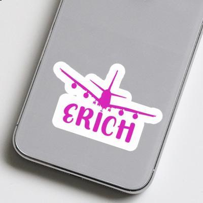 Aufkleber Flugzeug Erich Laptop Image