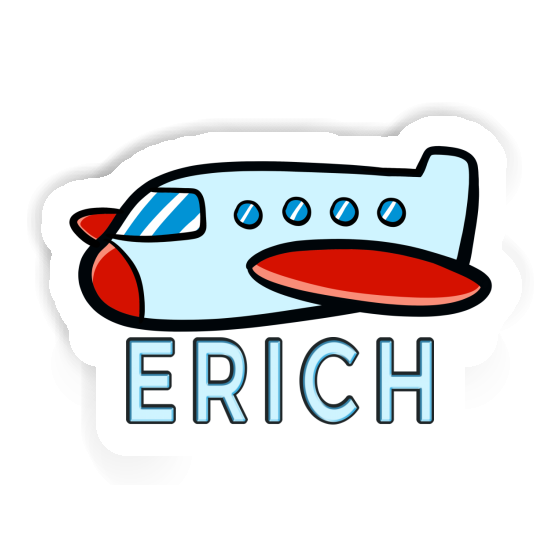Sticker Plane Erich Notebook Image
