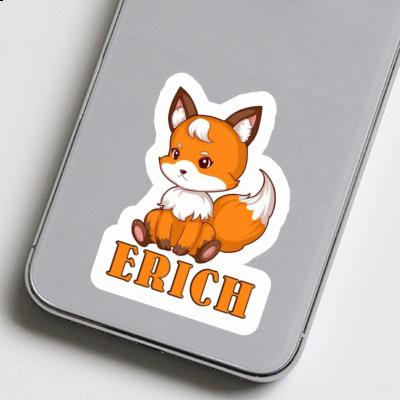 Sticker Erich Sitting Fox Gift package Image