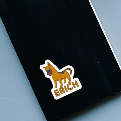 Sticker German Shepherd Erich Notebook Image