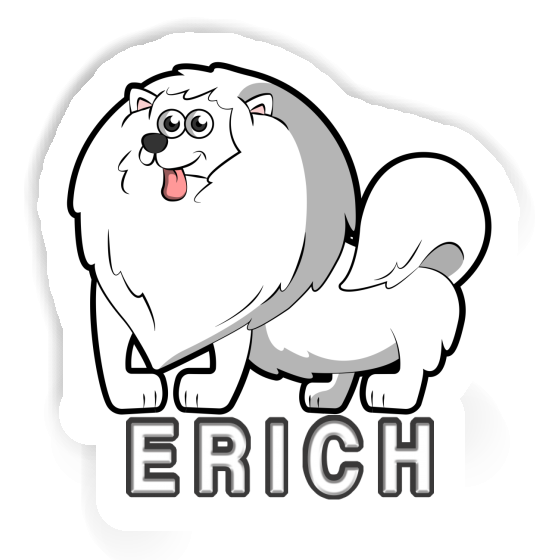 Sticker Erich German Spitz Gift package Image