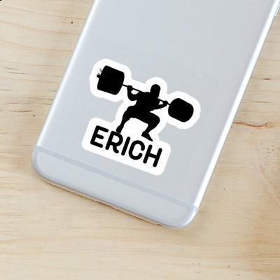 Sticker Erich Gewichtheber Notebook Image