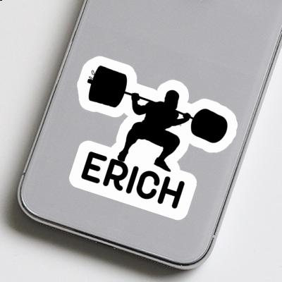 Sticker Erich Gewichtheber Laptop Image