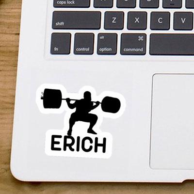 Weightlifter Sticker Erich Laptop Image