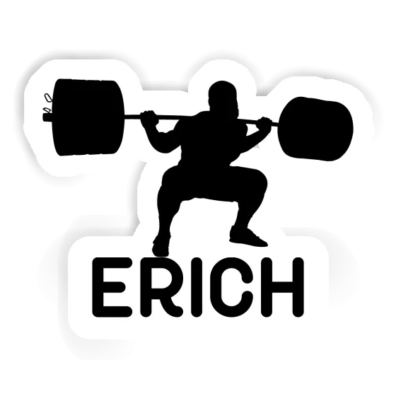 Sticker Erich Gewichtheber Image