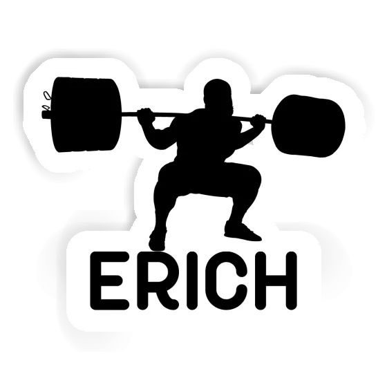 Weightlifter Sticker Erich Laptop Image