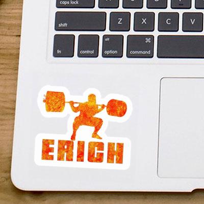Weightlifter Sticker Erich Laptop Image