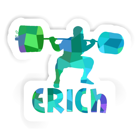 Sticker Gewichtheber Erich Gift package Image