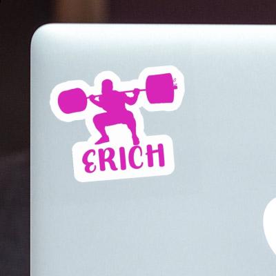 Erich Sticker Weightlifter Image