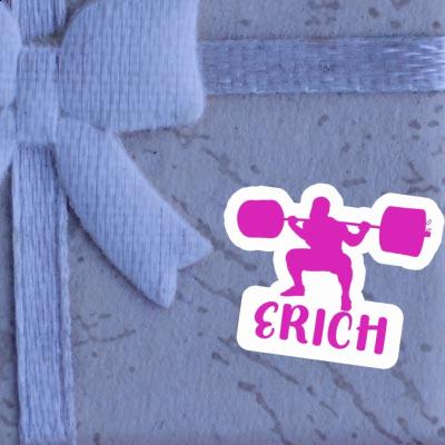 Erich Sticker Weightlifter Notebook Image