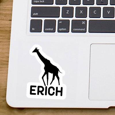 Erich Autocollant Girafe Notebook Image