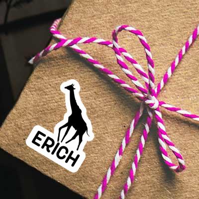 Aufkleber Giraffe Erich Notebook Image
