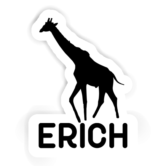 Giraffe Sticker Erich Notebook Image