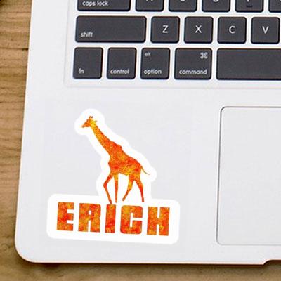 Sticker Erich Giraffe Laptop Image