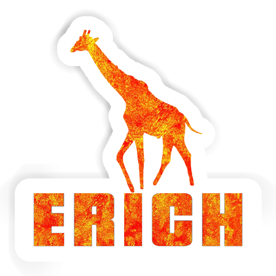 Erich Autocollant Girafe Laptop Image
