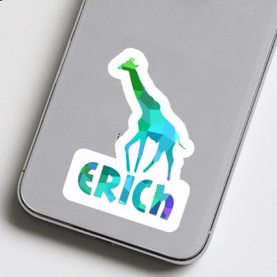 Erich Sticker Giraffe Notebook Image