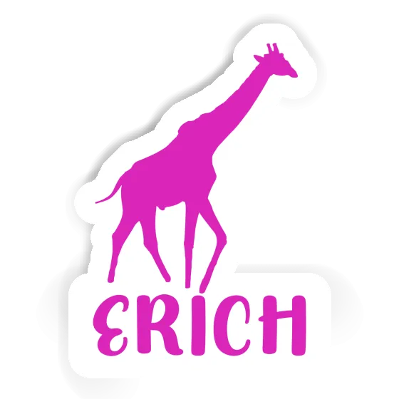 Erich Aufkleber Giraffe Image