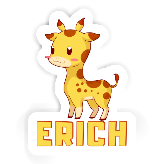 Autocollant Erich Girafe Image
