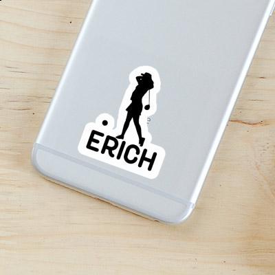 Golfer Sticker Erich Notebook Image