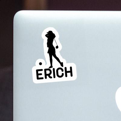 Golfer Sticker Erich Notebook Image