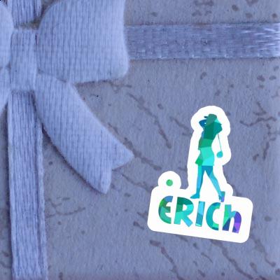 Erich Sticker Golfer Notebook Image