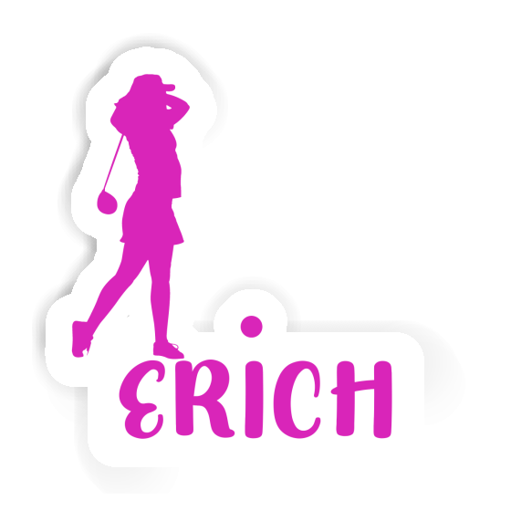 Sticker Golfer Erich Laptop Image