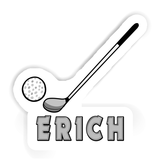 Erich Sticker Golf Club Notebook Image