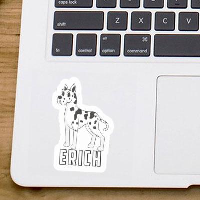 Erich Sticker Great Dane Laptop Image